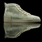 Christian Louboutin-Louis Flat high-Product Code: 3161213 Colour: Poivre Vert/Khaki Discontinued Material: Suede/Velour-fabriqe.com