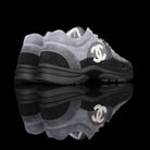 Chanel-CC Sneakers-Pre Order Duration (3-5 Working Days) CC Logo on side Grey Black Suede. Rubber Sole 2019 Release Limited Stock-fabriqe.com