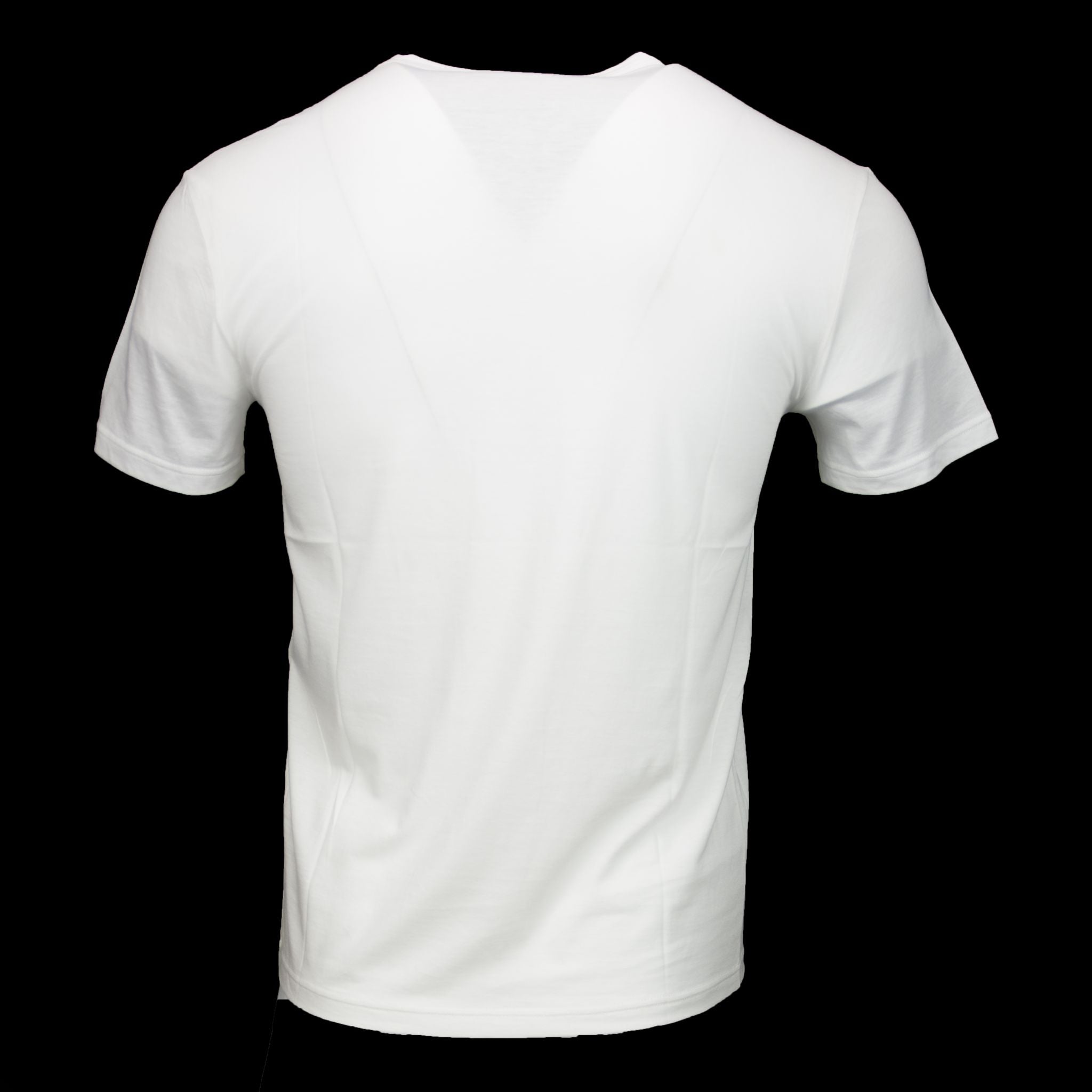 Gucci-T-shirt-Water coloured Logo White Cotton Round Neck Straight Fit-fabriqe.com