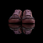 Christian Louboutin-Louis Junior Low Spikes-Product Code: Colour: Lie De Vin-Maroon 2013 Release, Discontinued Material: Leather Mesh Patent-fabriqe.com