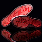 Christian Louboutin-Louis Junior Low Spikes-Product Code: Colour: Lie De Vin-Maroon 2013 Release, Discontinued Material: Leather Mesh Patent-fabriqe.com