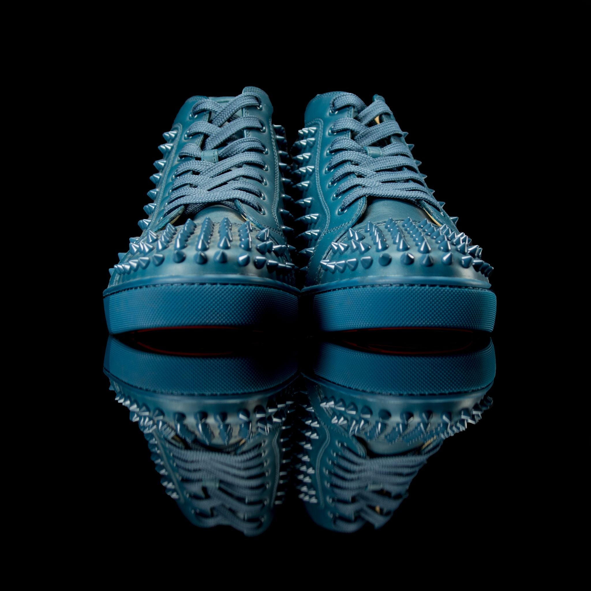 Christian Louboutin-Louis Flat-Product Code: 1101083 Colour: Turquin-Blue Discontinued Material: Leather-fabriqe.com