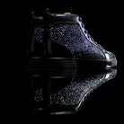 Christian Louboutin-Louis Flat-Product Code: 1170129 Colour: Black Diamante 2017 Release Material: Leather Python, Patent, Diamante Mens Christian Louboutin Louis Flat Python Leather Diamante is on offer this season. Chiseled in "Swarovski" crystals and B