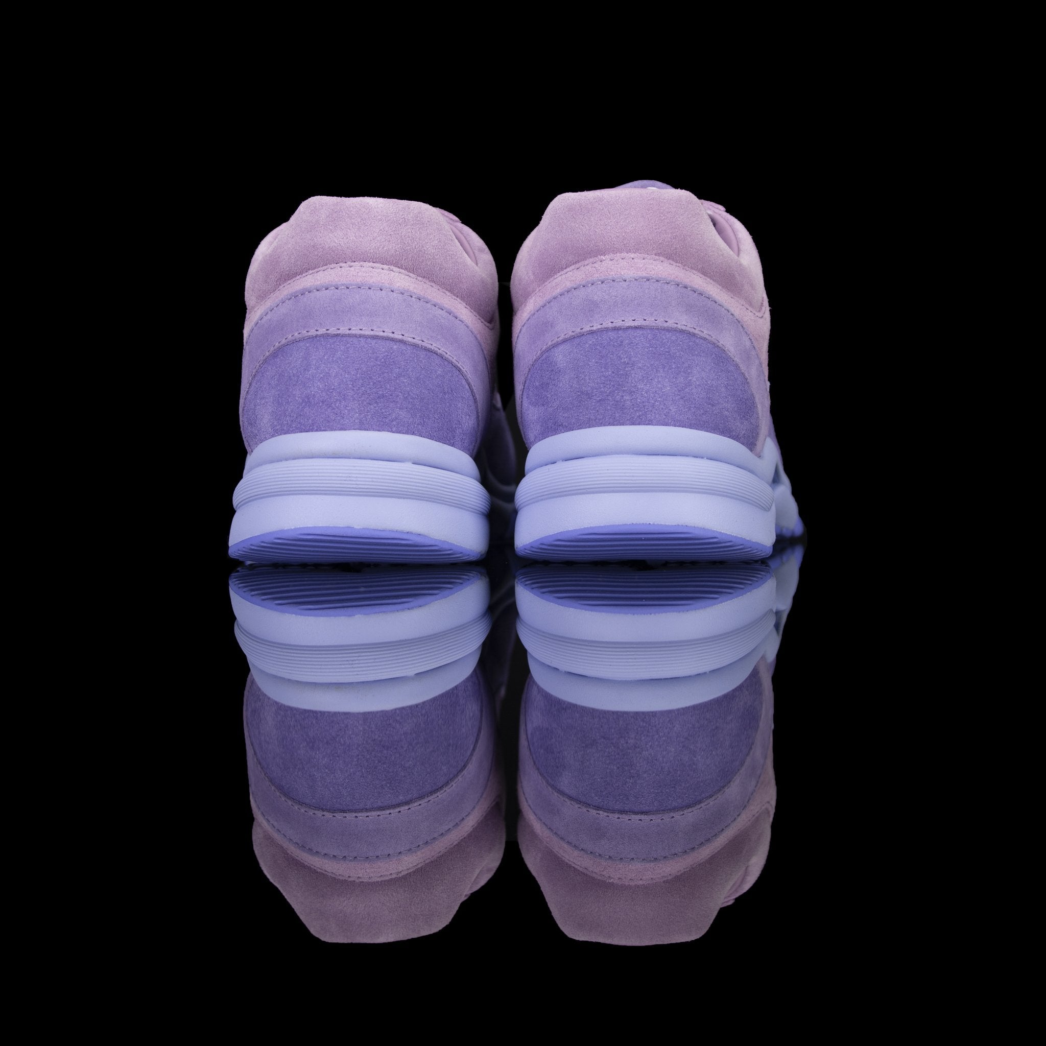 Chanel-CC Sneakers-Pre Order Duration (3-5 Working Days) CC Logo on side Purple Suede, Rubber Sole 2019 Release Limited Stock Chanel CCs crafted in a suede material with sports CC branding on the side. Composed on rubber sole that carries Chanel typograph