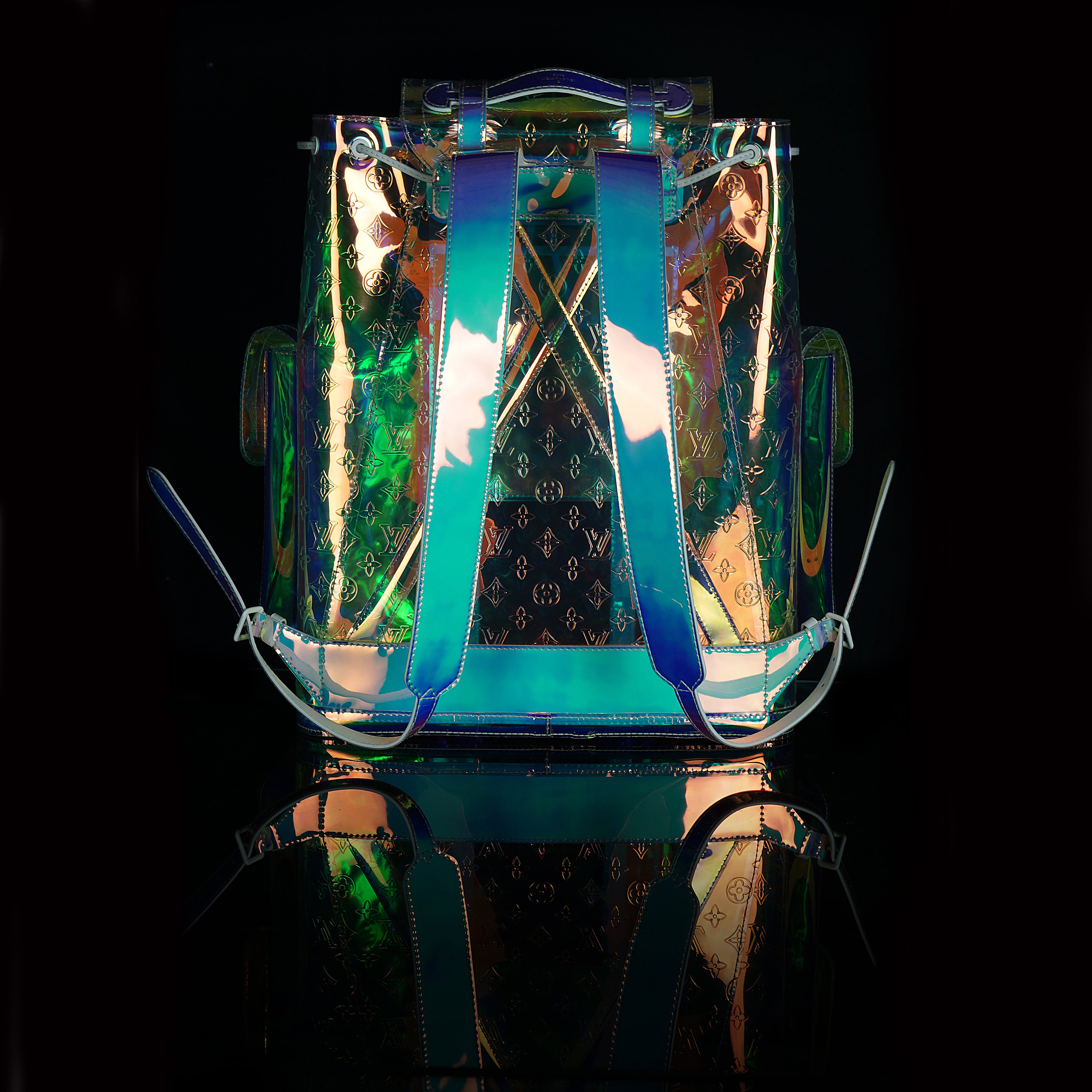 Louis Vuitton X Virgil Abloh PVC Prism Christopher Backpack