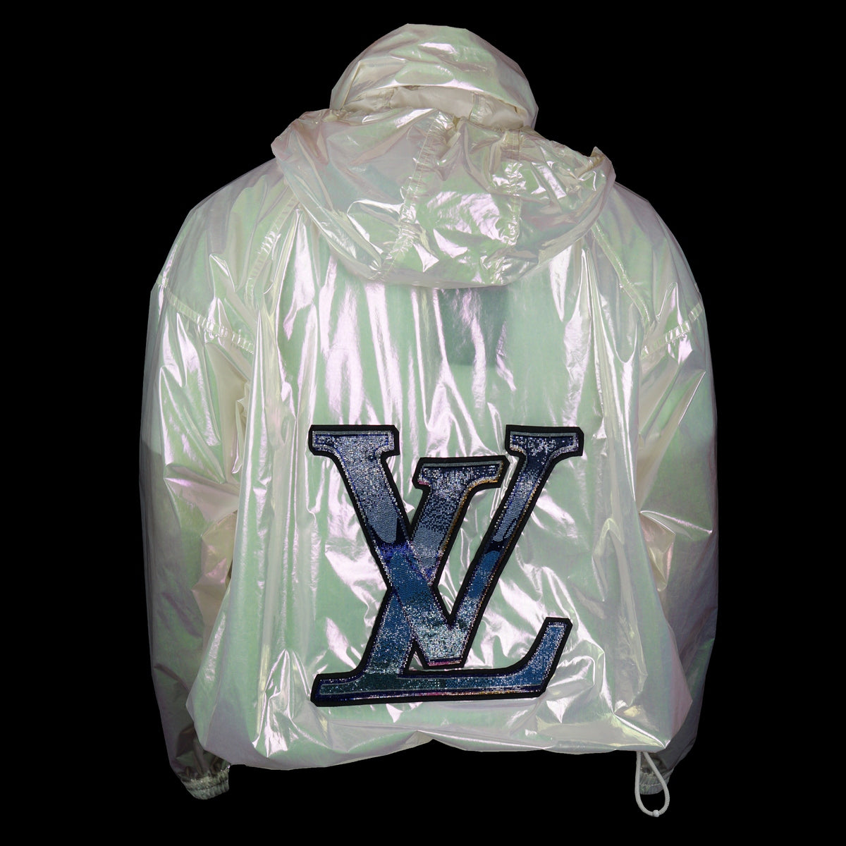 Louis Vuitton SS19 Virgil Abloh Debut Prism Transparent Patches Windbreaker