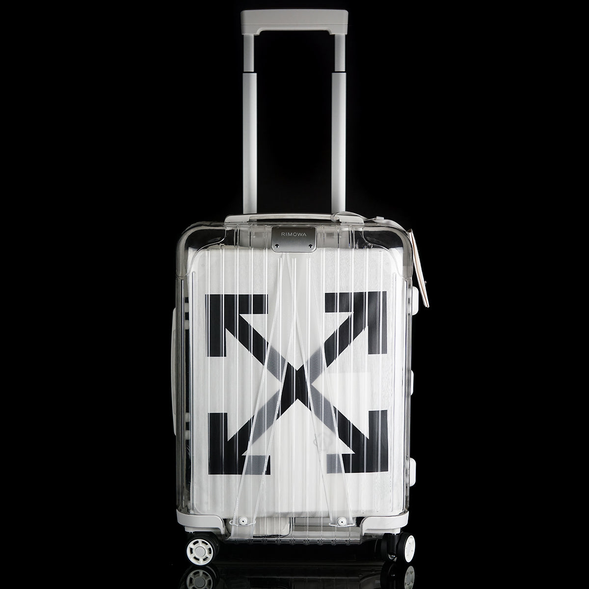 Off-White Topas Multiwheel Transparent Suitcase – Fabriqe