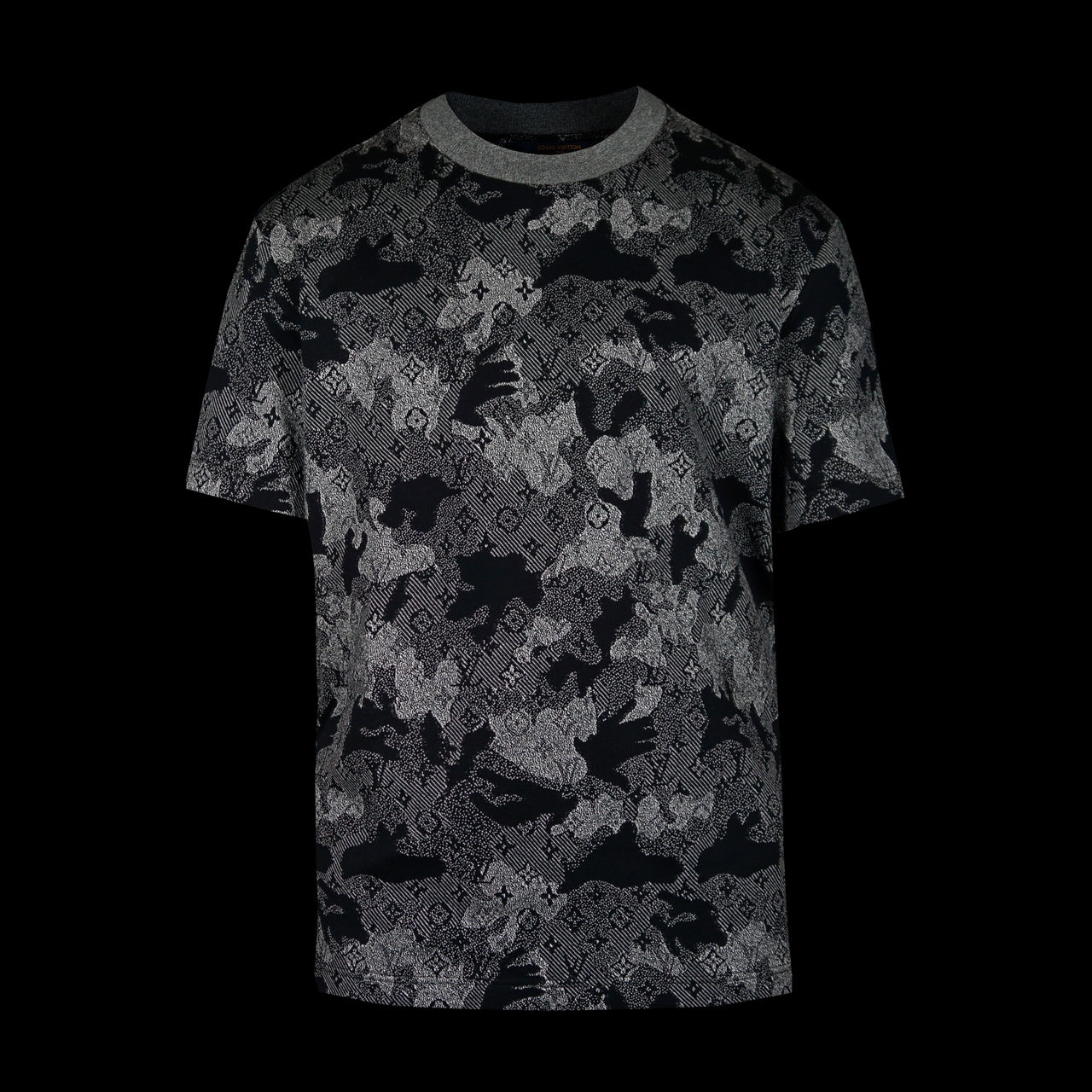 Louis Vuitton Grey Camouflage Monogram T-Shirt