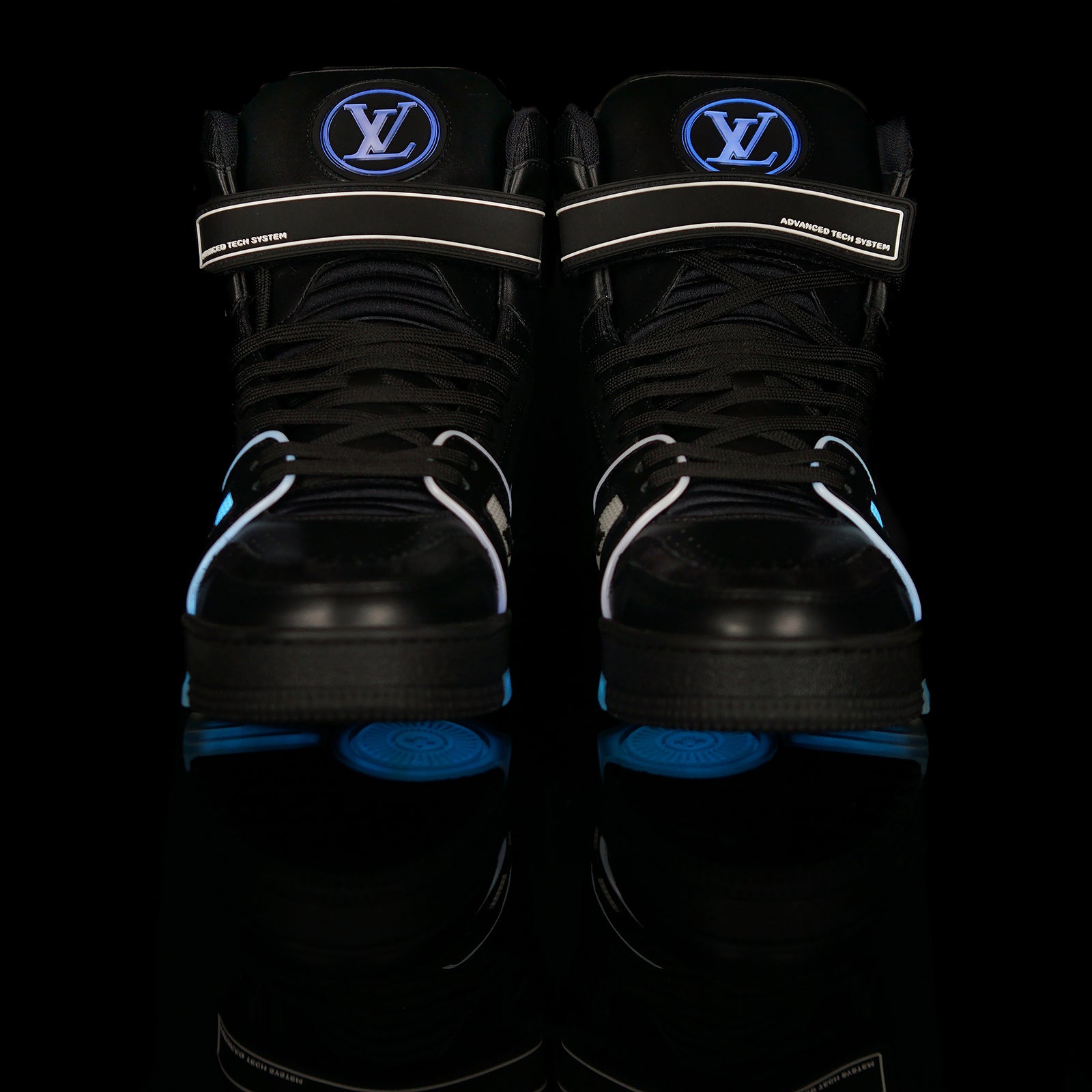 Louis Vuitton X408 LED Fiber Optic Sneakers - Black Sneakers