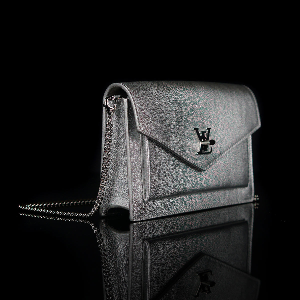 Louis Vuitton Mylockme Chain Pochette - Black Shoulder Bags
