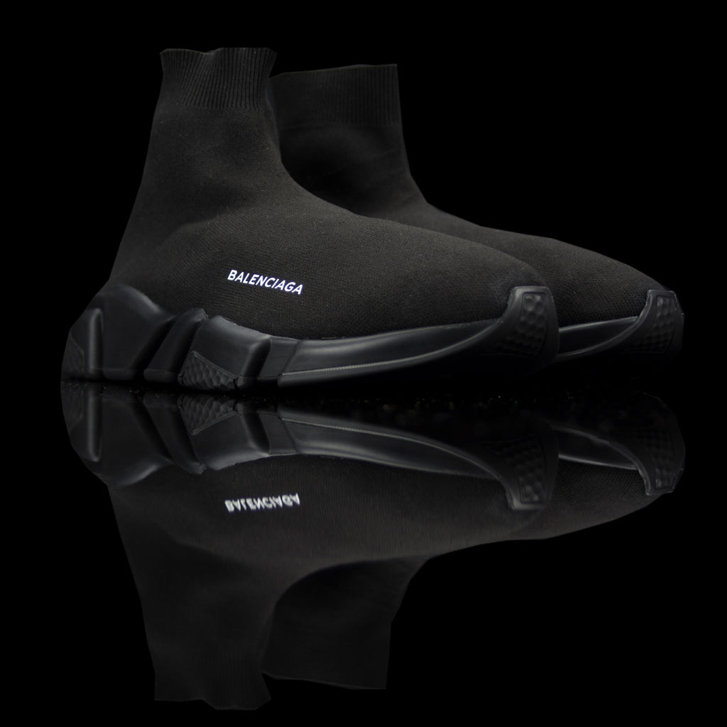 Balenciaga-Speed Knit-Product Code: 485625 W05G0 1000 Colour: Noir - Black Black Limited Stock Material: Textile Sock, Rubber Sole-fabriqe.com