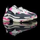 Balenciaga-Triple S-Pre Order Duration (3-5 Working Days) Product Code: 517334 W09O6 5671 Colour: Rose Fluo/Noir Blanc - White Black Pink 2018 Release Material: Leather, Mesh Womens Balenciaga Triple S Sneakers Pink and White is the new launch for sneaker