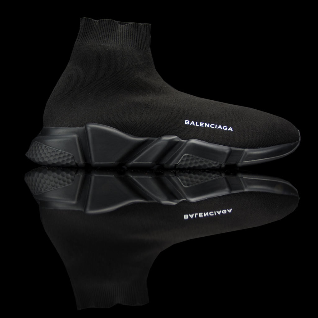 Balenciaga-Speed Knit-Product Code: 485625 W05G0 1000 Colour: Noir - Black Black Limited Stock Material: Textile Sock, Rubber Sole-fabriqe.com