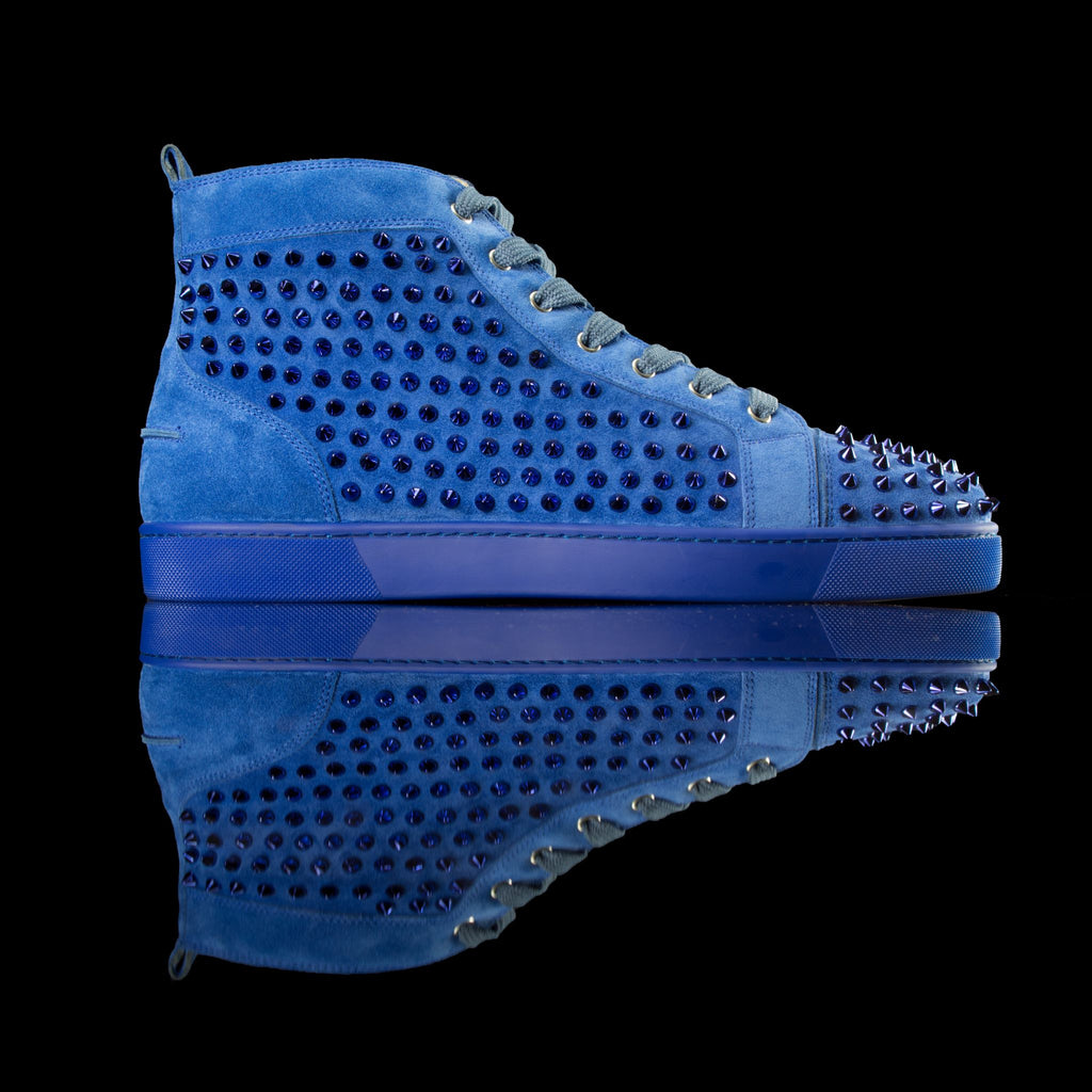 Christian Louboutin-Louis Flat-Product Code: Colour: Blue Azzuro Discontinued Material: Suede-fabriqe.com