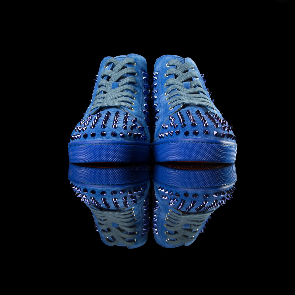 Christian Louboutin-Louis Flat-Product Code: Colour: Blue Azzuro Discontinued Material: Suede-fabriqe.com