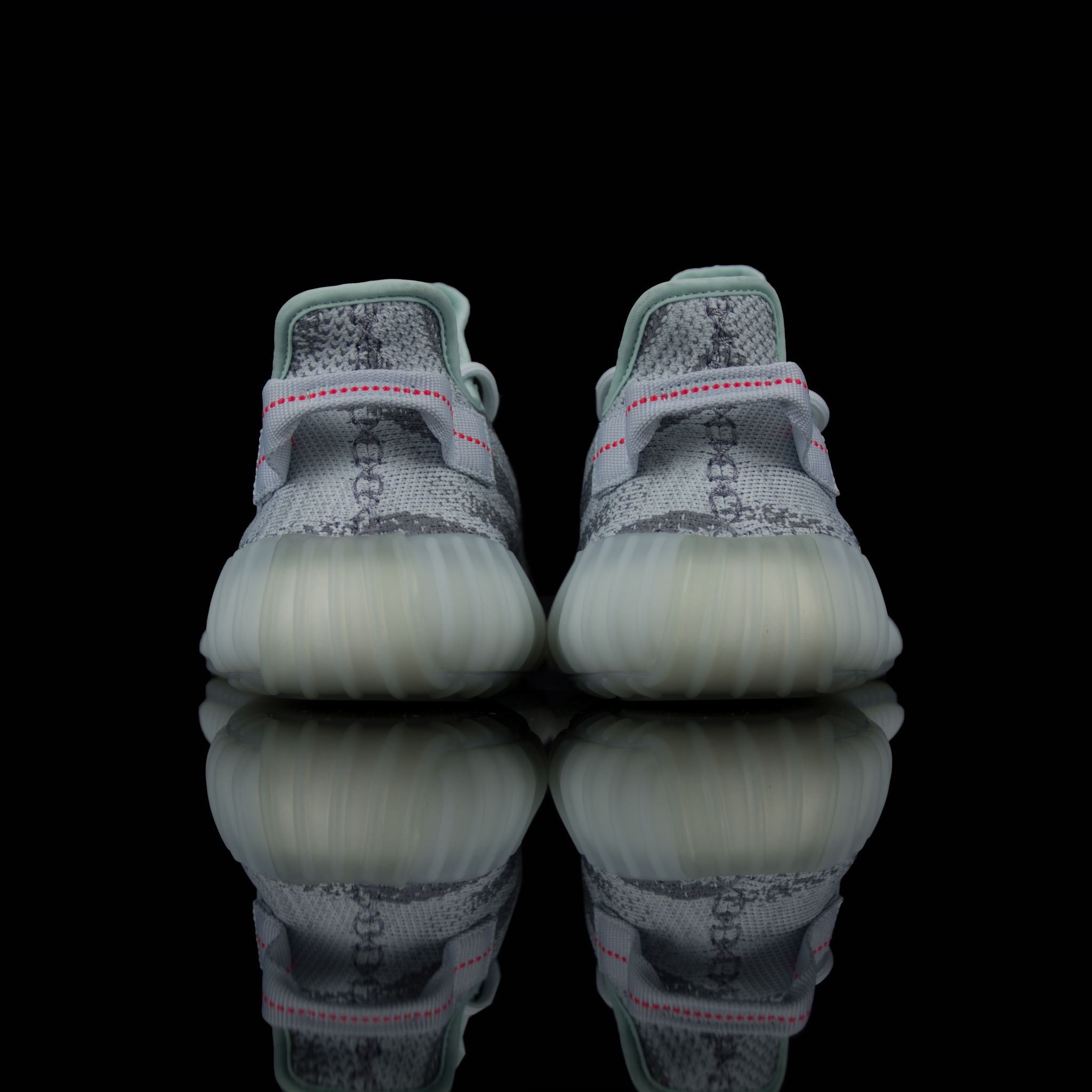Adidas-Yeezy Boost 350-Product code: B37571 Colour: Blue Tint/Grey Three/High Risk Red Year of release: 2017-fabriqe.com