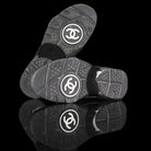 Chanel-CC Sneakers-Pre Order Duration (3-5 Working Days) This item is classed as Women’s CC Logo on side Black, Navy, Silver, Grey Release: 2018 Limited Release Lambskin & Velour-fabriqe.com