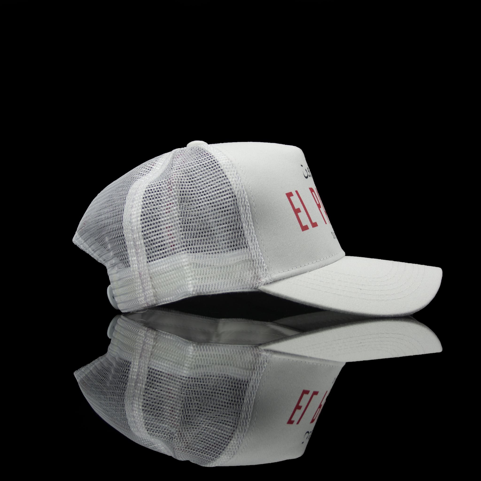 Sultan Est-Cap-El Patron (Arabic) One Size Fits All White Red-fabriqe.com