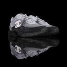 Chanel-CC Sneakers-Pre Order Duration (3-5 Working Days) CC Logo on side Grey Black Suede. Rubber Sole 2019 Release Limited Stock-fabriqe.com