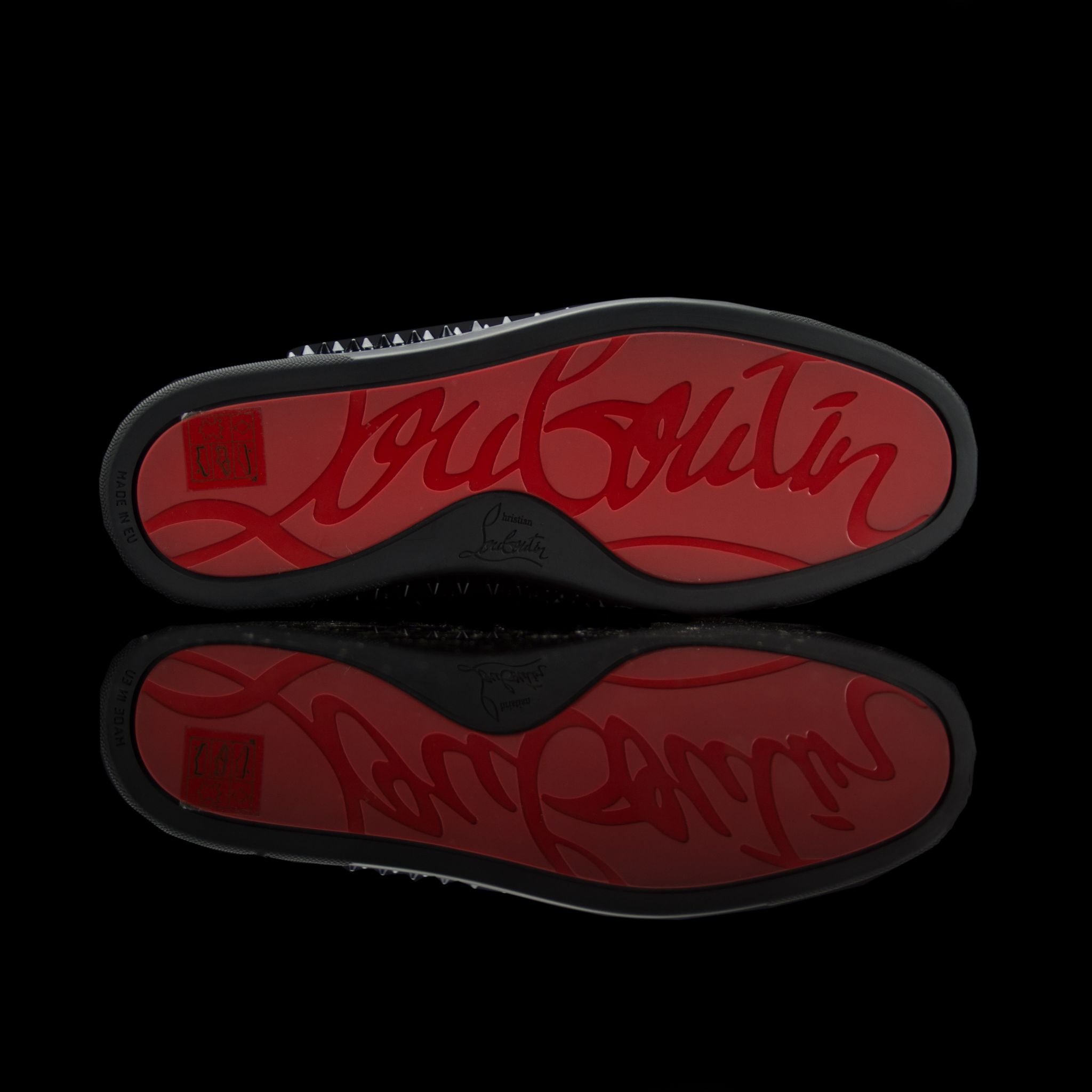 Christian Louboutin-Louis Flat-Product Code: Colour: Black-Black Discontinued Material: Leather-fabriqe.com