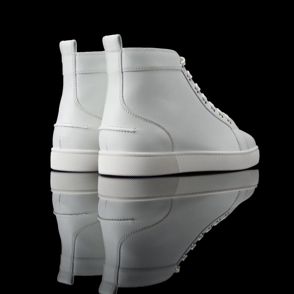 Christian Louboutin-Louis Flat High-Product: 3091177 Colour: White Discontinued Material: Leather-fabriqe.com