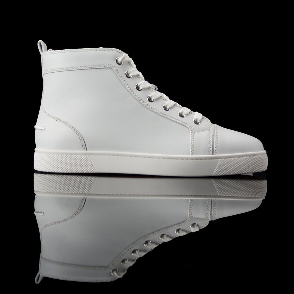 Christian Louboutin-Louis Flat High-Product: 3091177 Colour: White Discontinued Material: Leather-fabriqe.com
