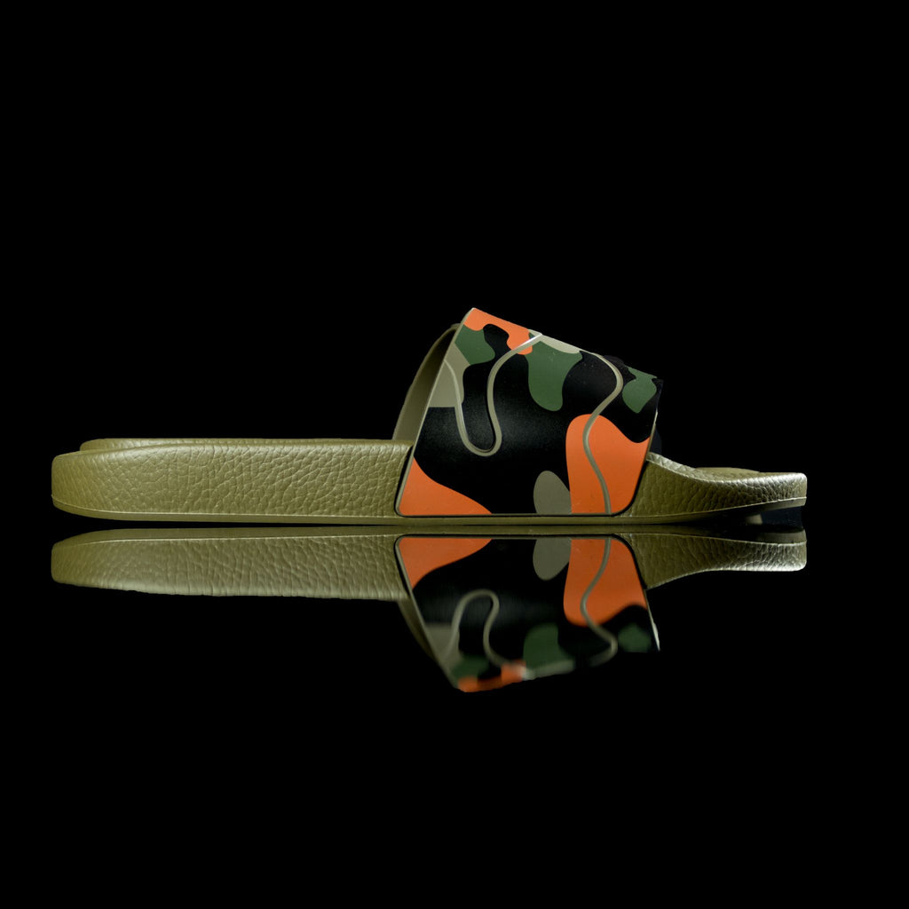 Valentino-Slides-Product Code:MY020873 Colour: Multi-Green Orange Camo Discontinued Material: PVC-fabriqe.com