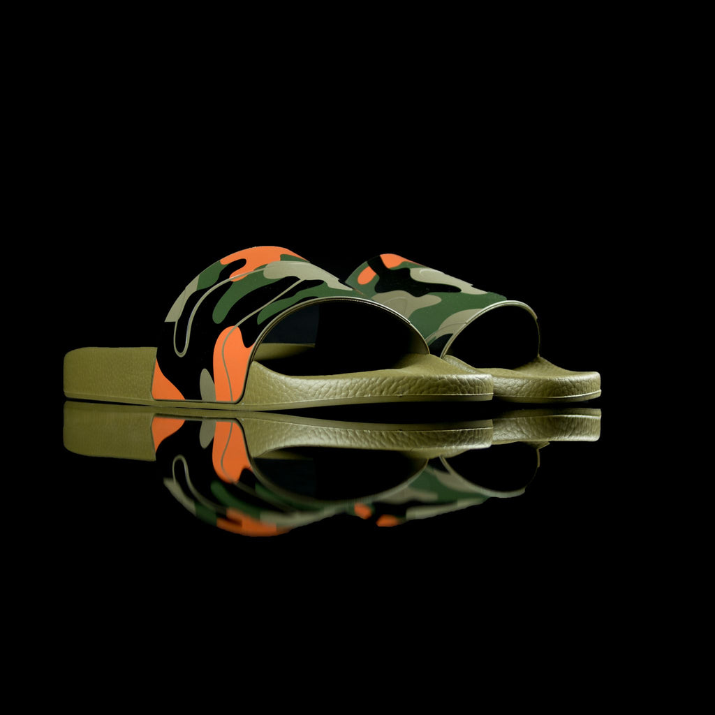Valentino-Slides-Product Code:MY020873 Colour: Multi-Green Orange Camo Discontinued Material: PVC-fabriqe.com